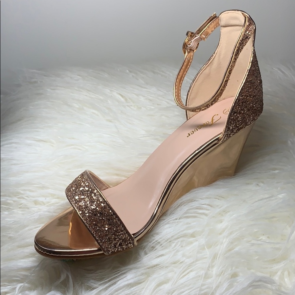 Rose Gold Wedges